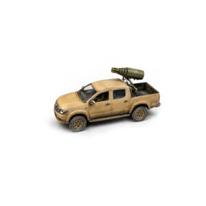 Toyota Hillux 1/72 with rocket system UB-32 and machine gun ZPU-1