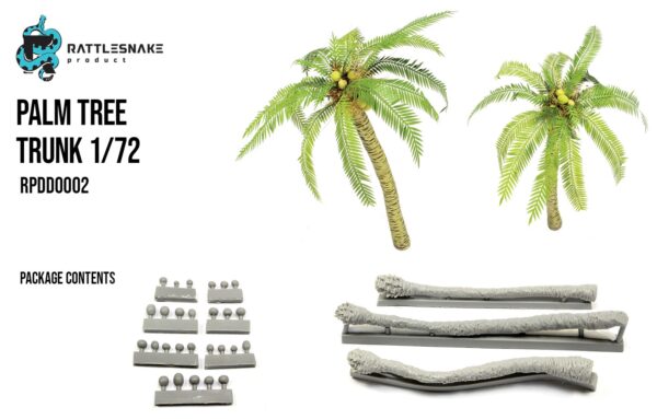 Palm Tree Trunk part 2 1/72 - Image 2