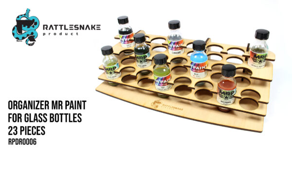 Organizer MR. paint Glass bottles 23pieces - Image 2