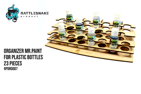 Organizer MR. paint plastic bottles 23 pieces - Image 2