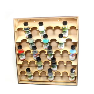 Organizer on the wall MR. Paint Glass bottles 38 pieces