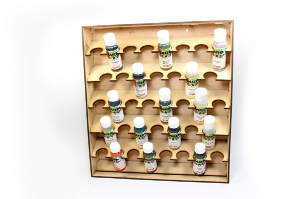 Organizer on the wall MR. Paint plastic bottles 38 pieces