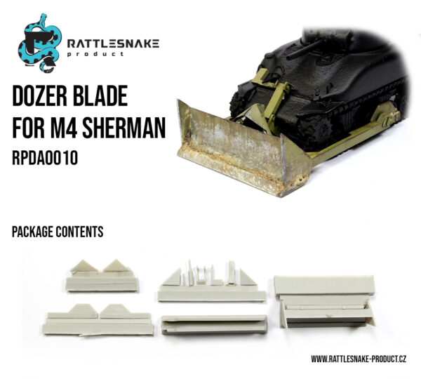 Dozer blade for M4 Sherman 1/72 - Image 4