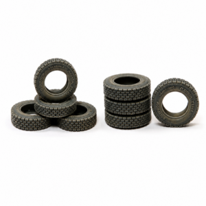 Automobile Tire Set 1/72 (8 pcs)