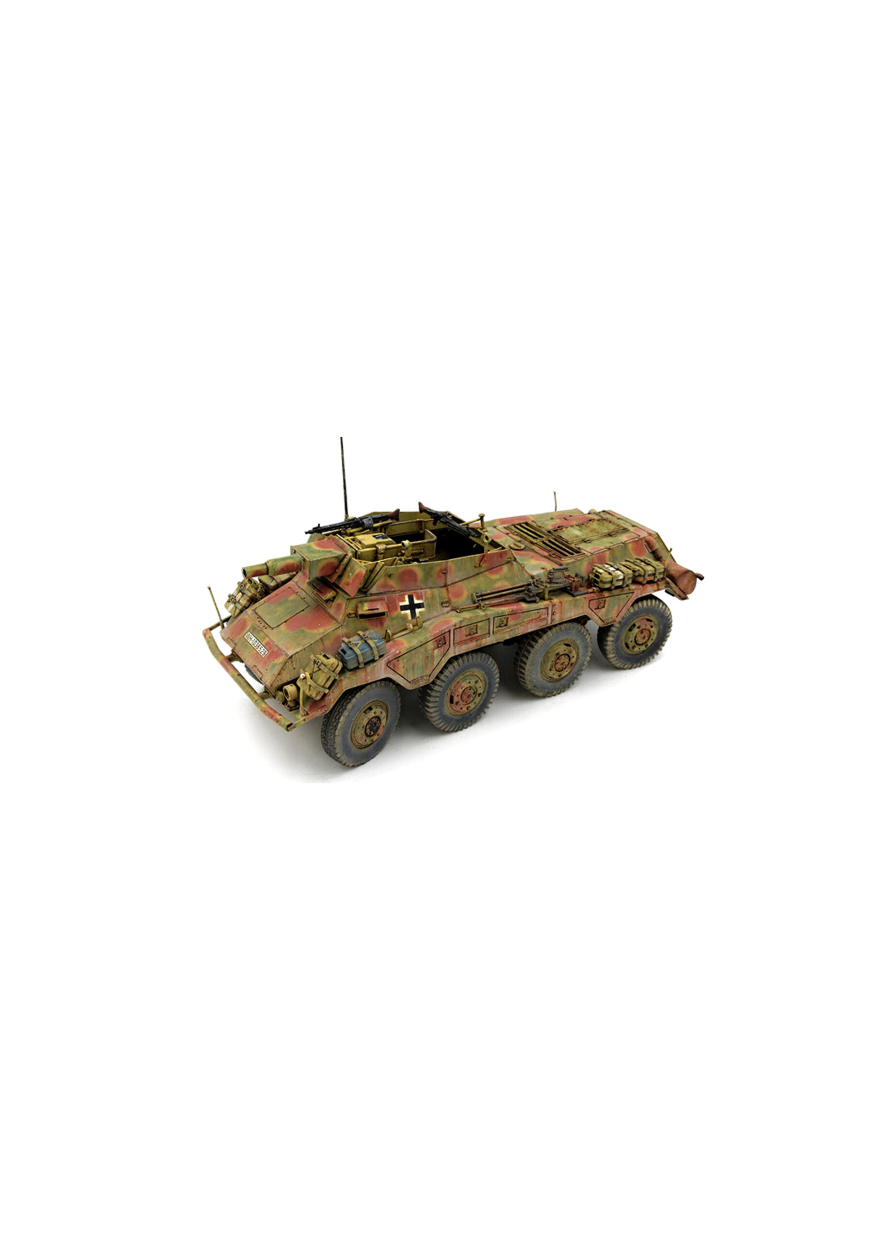 SdKfz 234/3 Stummel wheels set 1/72 (Hasegawa)