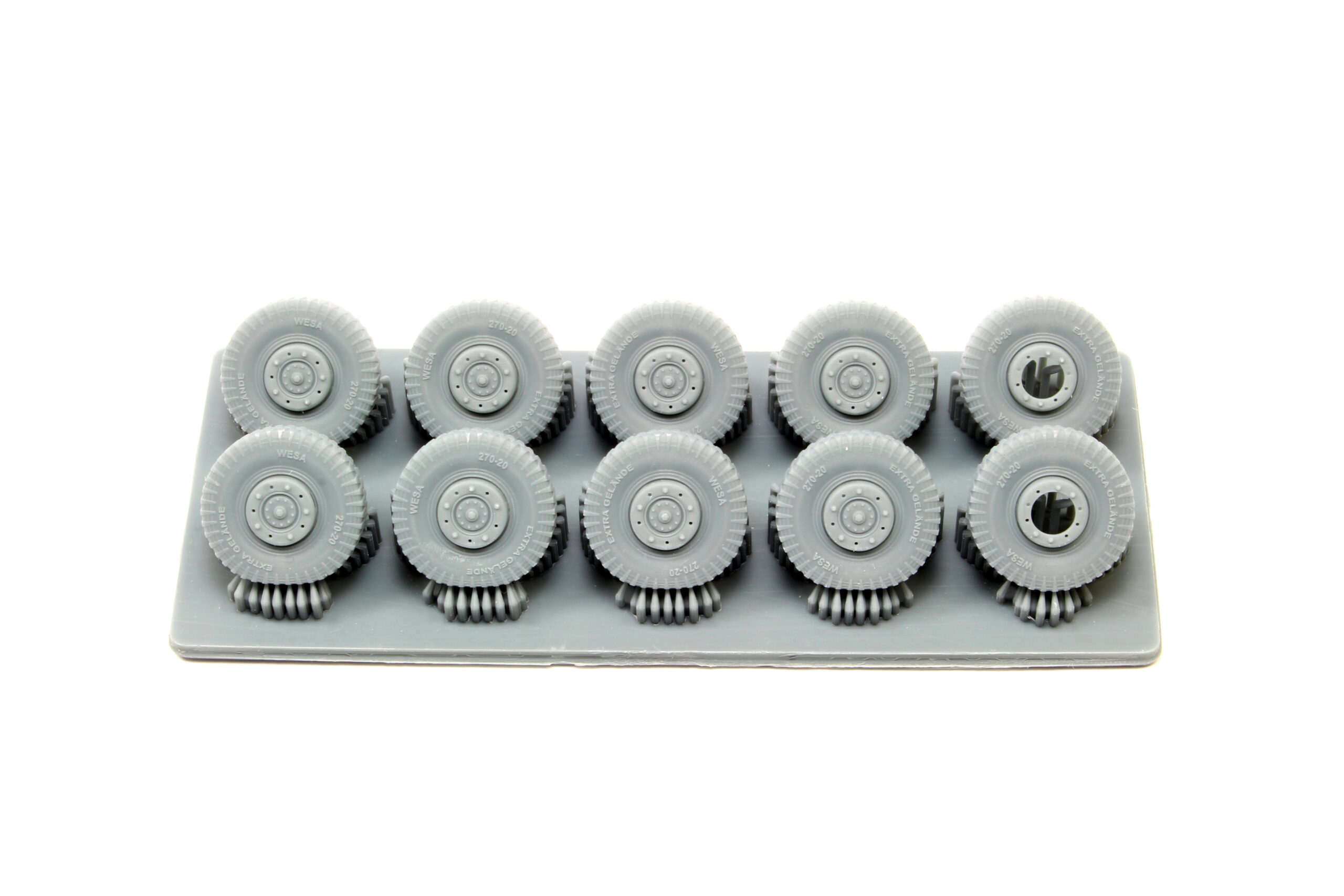 SdKfz 234/3 Stummel wheels set 1/72 (Hasegawa) - Image 3
