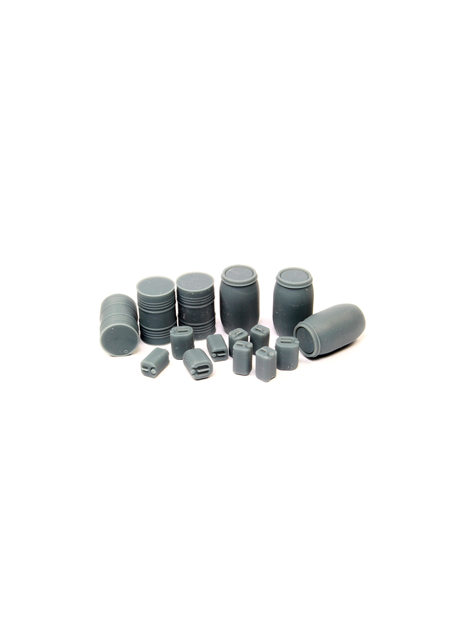 Modern Fuel Drums & Plastic Canisters Set 1/72