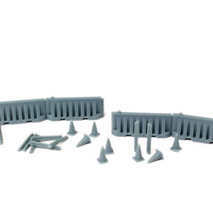 Plastic Barriers set 1/72