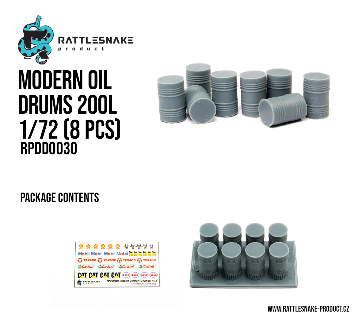 Modern Oil Drums 200L 1/72 (8 pcs) - Image 2
