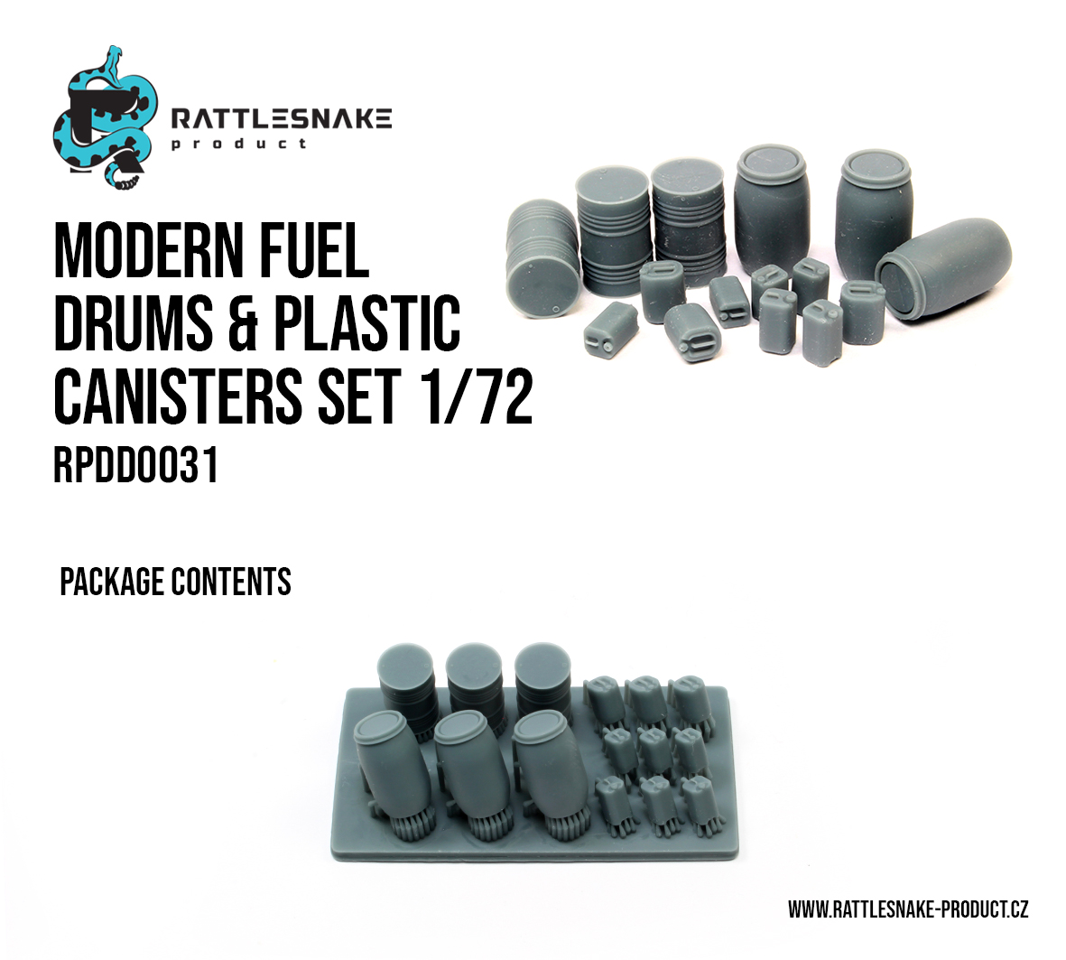 Modern Fuel Drums & Plastic Canisters Set 1/72 - Image 2