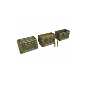 Cal. .50 Ammunition Box Set 1/72 15pcs