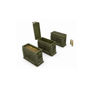 Cal. .30 Ammunition Box Set 1/72 15pcs