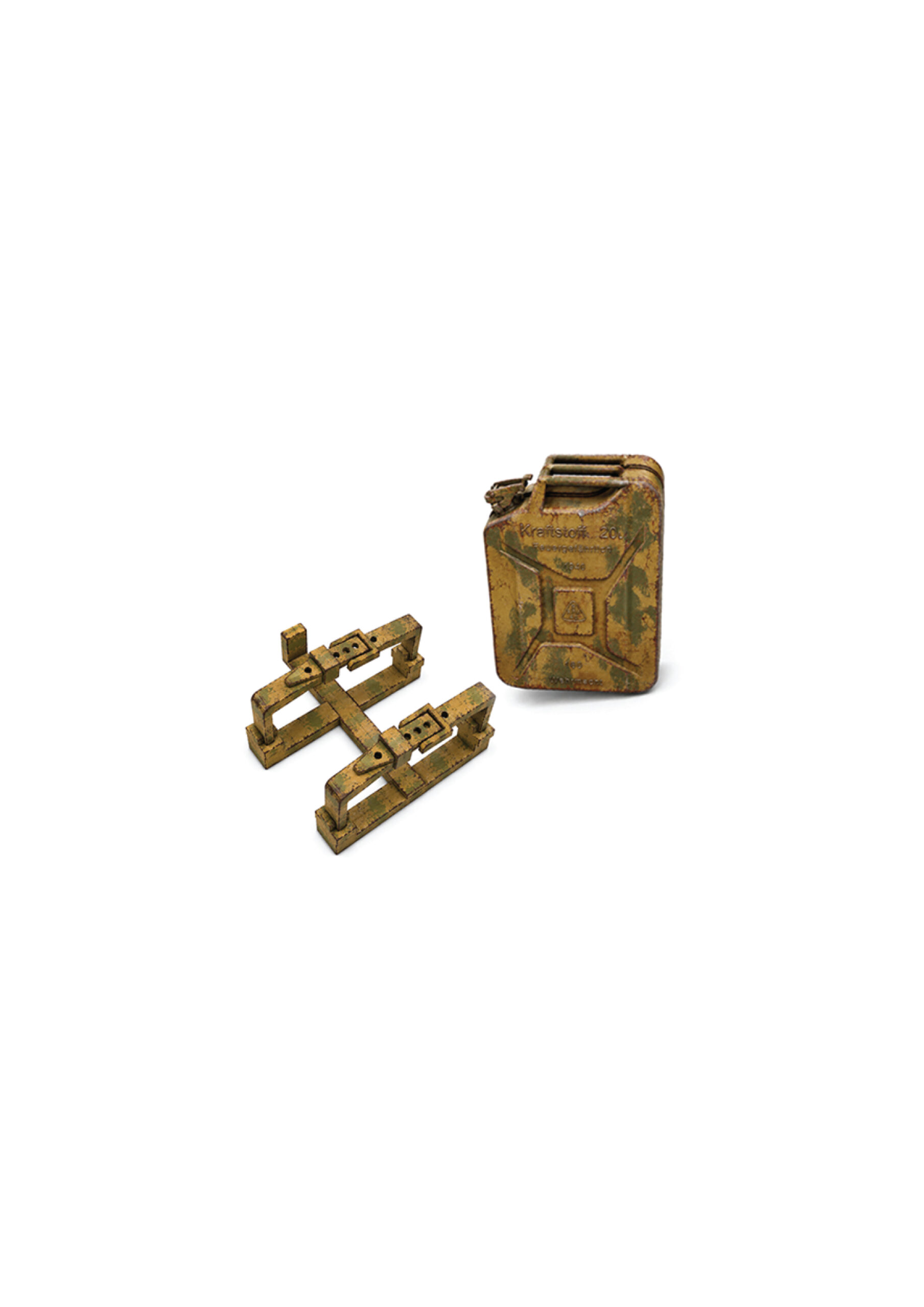 Sd.Kfz. 234 Series Jerry Can Rack Set (Includes 6 Jerry Cans)