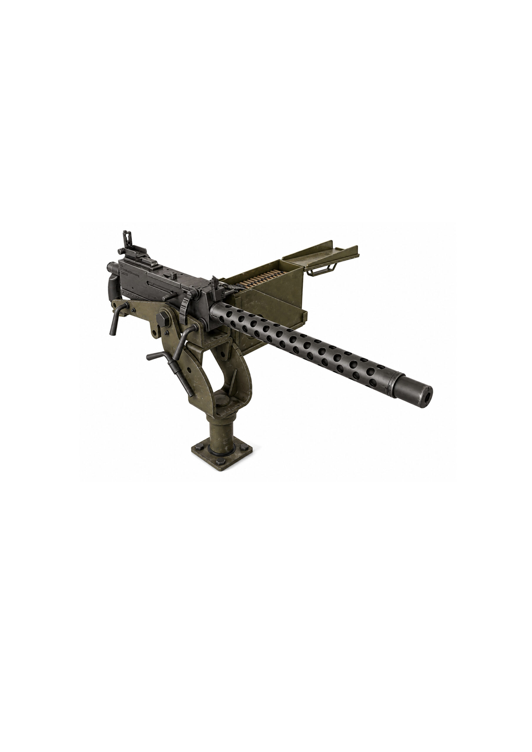 US M1919 browning .30 Cal E6160 mount 4pcs 1/72
