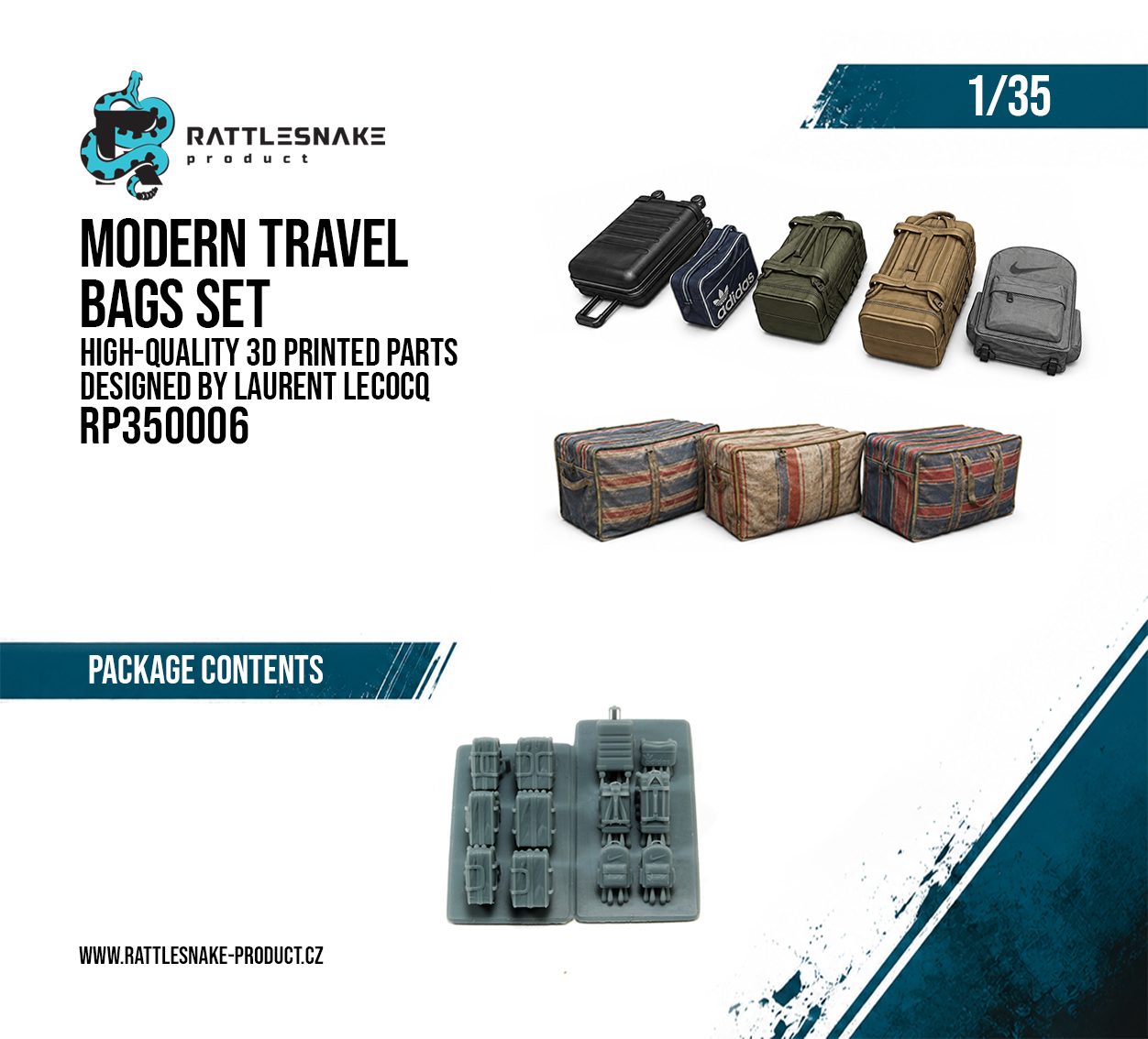 Modern Travel Bags Set 1/35 - Image 2