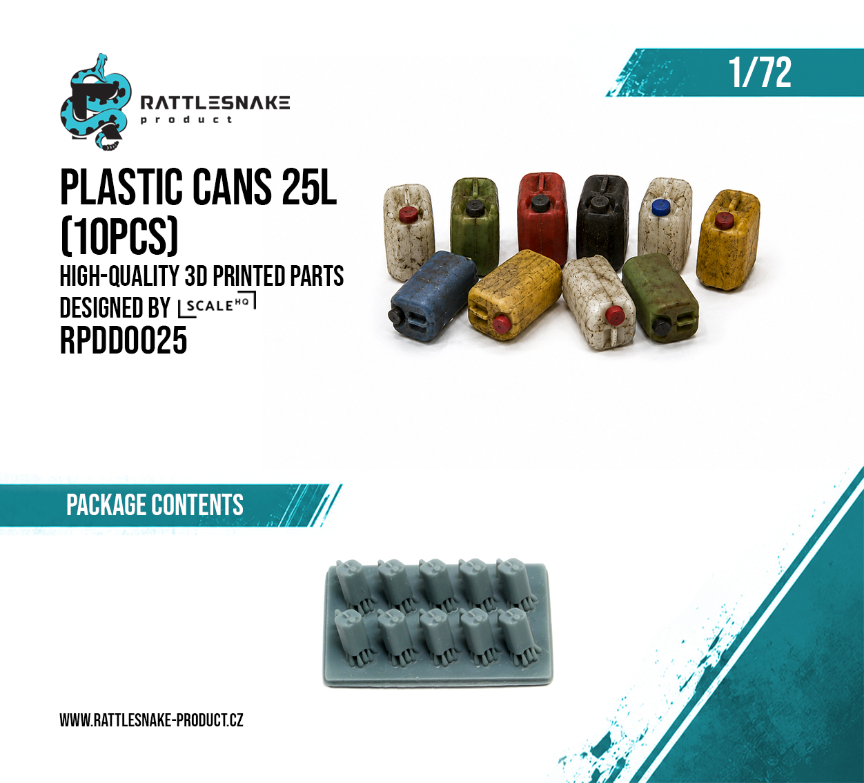 Plastic Cans 25l 1/72 10pcs - Image 3