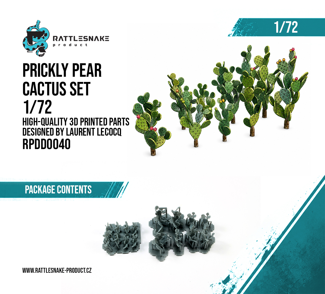 Prickly Pear Cactus Set 1/72 - Image 2