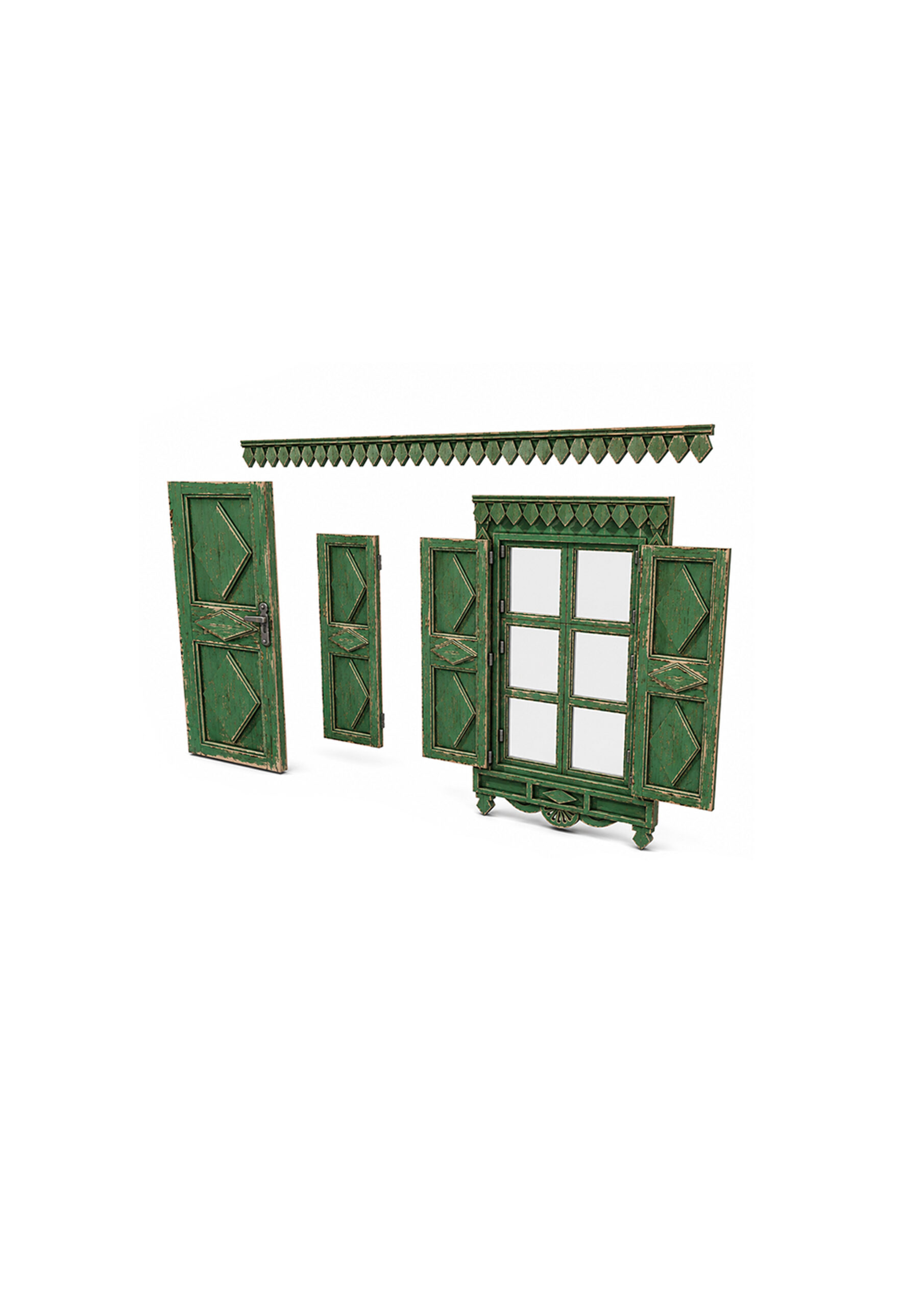 Eastern European Doors & Windows Set 1/72
